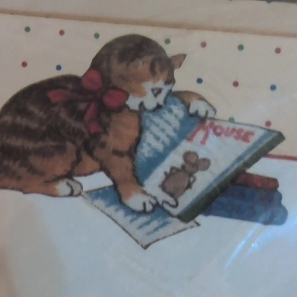Vintage Cynthia Hart Cat Stationery‎ Set with Envelopes NIP Rare